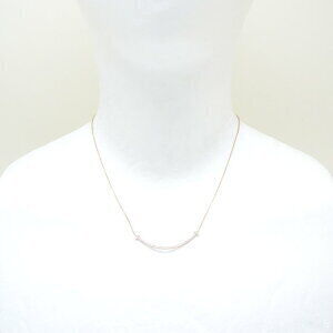 TIFFANY Smile Necklace Diamond Pink Gold Rose